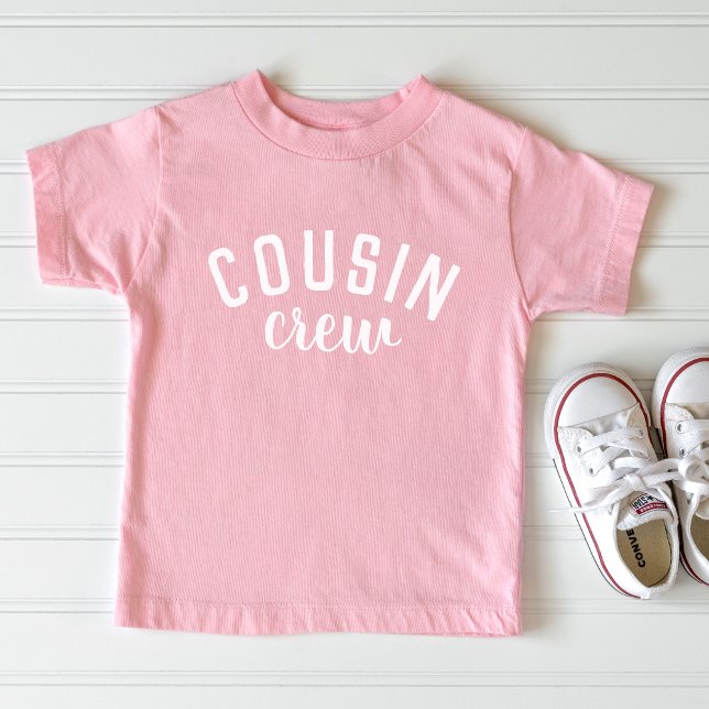 T-shirt Pour Bébé Équipage Cousin | Famille de jumelage d'enfants (Créateur téléchargé)