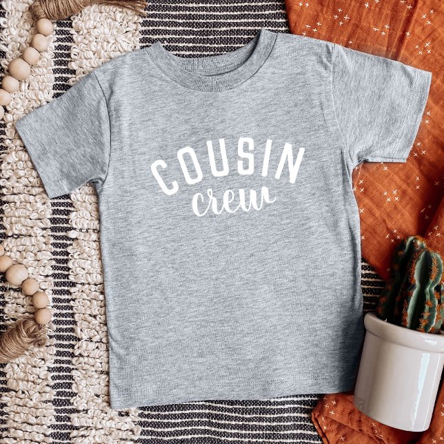 T-shirt Pour Bébé Équipage Cousin | Famille de jumelage d'enfants (Créateur téléchargé)