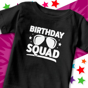 T-shirt Pour Bébé Équipe d'anniversaire du cool Fun Matching Group