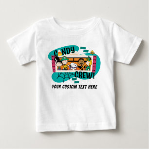 T-shirt Pour Bébé Équipe de bonbons Gang de Peanuts Halloween