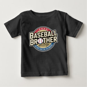 T-shirt Pour Bébé Équipe de collations Frère de baseball