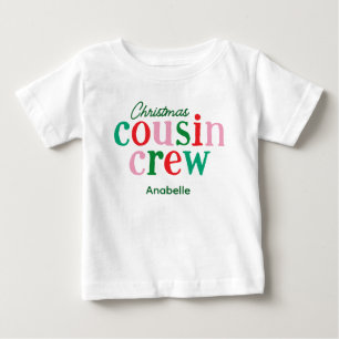 T-shirt Pour Bébé Équipe de cousins de Noël pour tout-petits