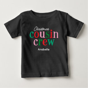 T-shirt Pour Bébé Équipe de cousins de Noël pour tout-petits