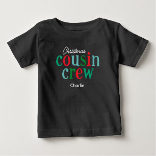 T-shirt Pour Bébé Équipe de cousins de Noël pour tout-petits