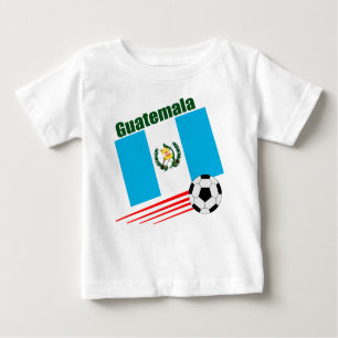 T-shirt Pour Bébé Équipe de football du Guatemala