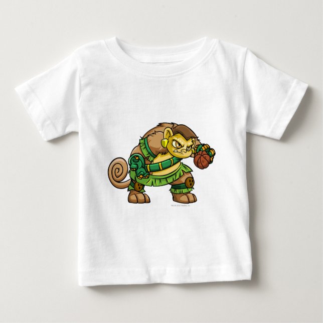 T-shirt Pour Bébé Équipe de Mystery Island Capitaine 2 (Devant)
