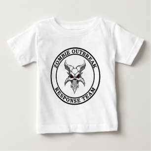 T-shirt Pour Bébé Équipe de réponse de manifestation de zombi