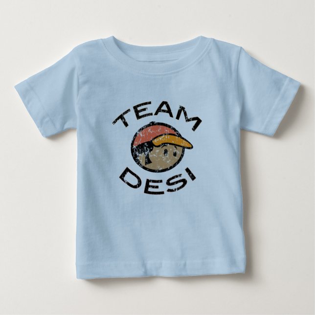 T-shirt Pour Bébé Équipe Desi (Devant)
