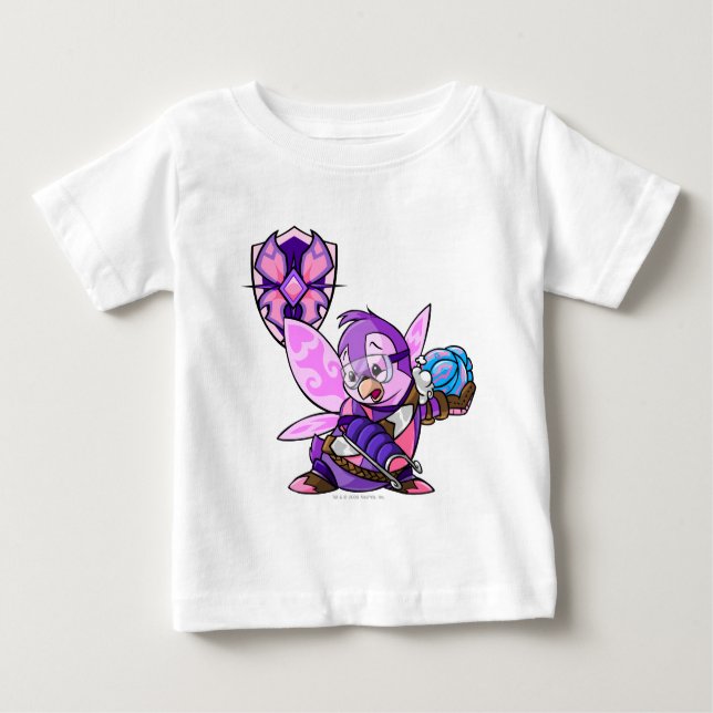 T-shirt Pour Bébé Équipe Faerieland Capitaine 1 (Devant)