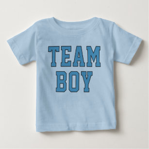 T-shirt Pour Bébé Équipe Garçon Bleu Bébé Fête de la révélation de g