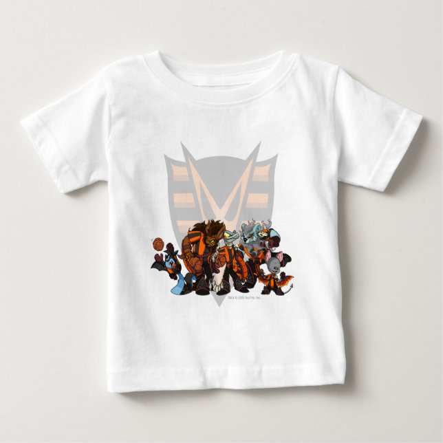 T-shirt Pour Bébé Équipe Haunted Woods Group (Devant)