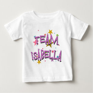 T-shirt Pour Bébé ÉQUIPE ISABELLA personnalisable