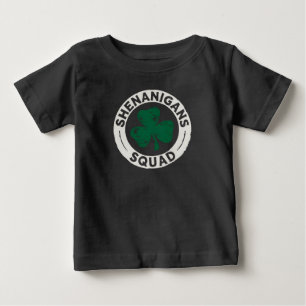 T-shirt Pour Bébé Équipe Shenanigans Saint-Patrick Shamrock