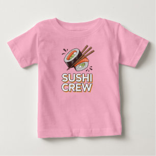 T-shirt Pour Bébé Équipe Sushi
