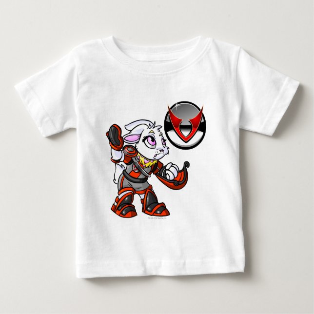 T-shirt Pour Bébé Équipe Virtupets Space Station Capitaine 1 (Devant)