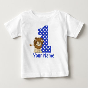 T-shirt Pour Bébé ęr Chemise personnalisée par bleu de lion