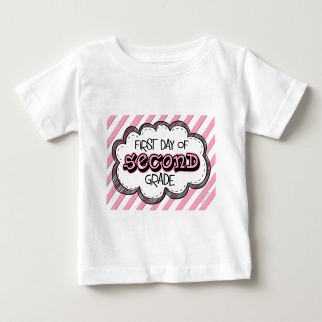 T-shirt Pour Bébé ęr jour de 2ème signe .jpg de catégorie (Devant)