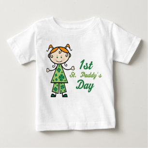 T-shirt Pour Bébé ęr Pièce en t infantile de shamrock de jour de St