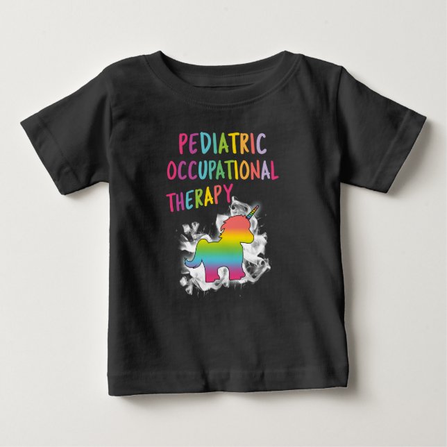 T-shirt Pour Bébé Ergothérapie pédiatrique OT (Devant)