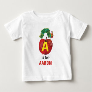 T-shirt Pour Bébé Eric Carle   A est pour Apple