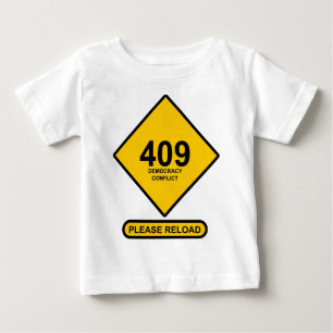 T-shirt Pour Bébé Erreur 409 : Conflit démocratique