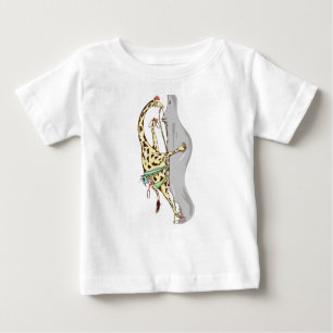 T-shirt Pour Bébé Escalade Rock Giraffe