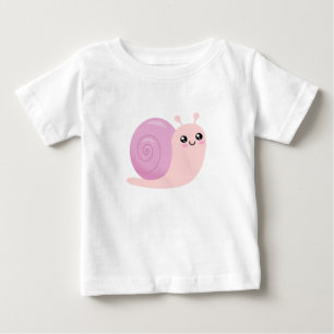 T-shirt Pour Bébé Escargot