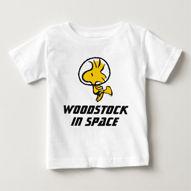 T-shirt Pour Bébé ESPACE | Astronaut Woodstock (Devant)