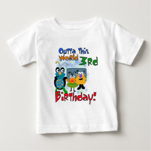 T-shirt Pour Bébé Espace extra-atmosphérique 3ème anniversaire Tshir