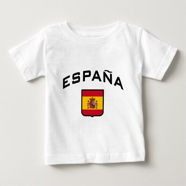 T-shirt Pour Bébé Espagne (Devant)