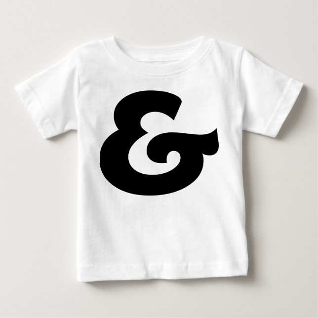 T-shirt Pour Bébé Esperluette (Devant)