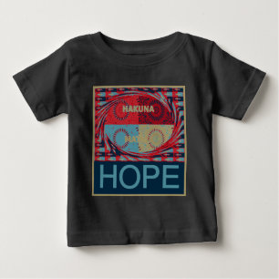T-shirt Pour Bébé Espoir Pacifique : Un Design Calme Hakuna Matata