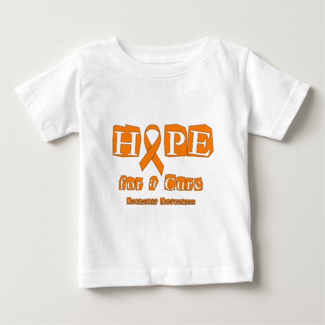 T-shirt Pour Bébé Espoir pour un traitement - leucémie (Devant)