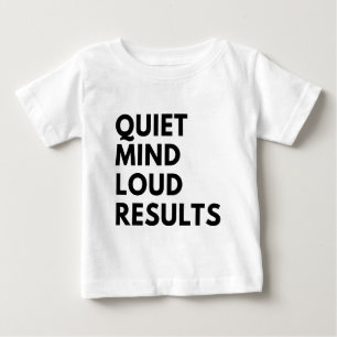 T-SHIRT POUR BÉBÉ ESPRIT CALME RÉSULTATS SONORES