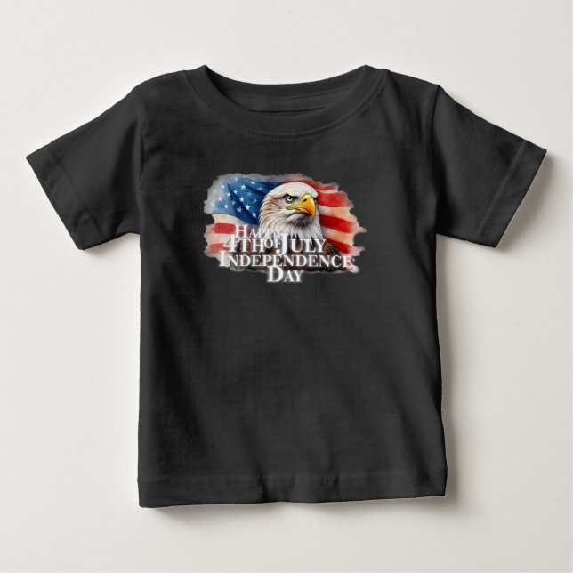 T-shirt Pour Bébé Esprit d'indépendance (Devant)