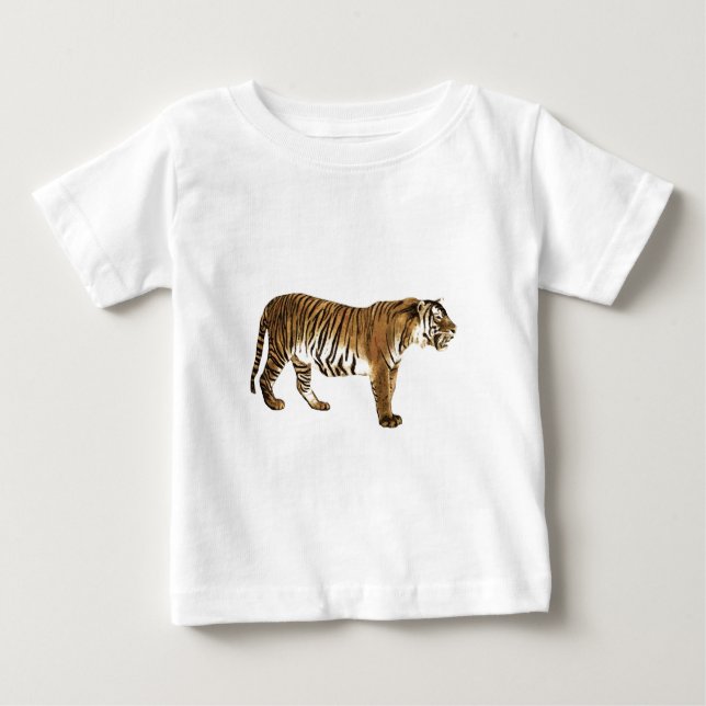 T-shirt Pour Bébé Esprit libre Tiger (Devant)
