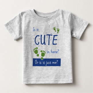 T-shirt Pour Bébé Est-ce mignon ici, ou est-ce juste moi ?