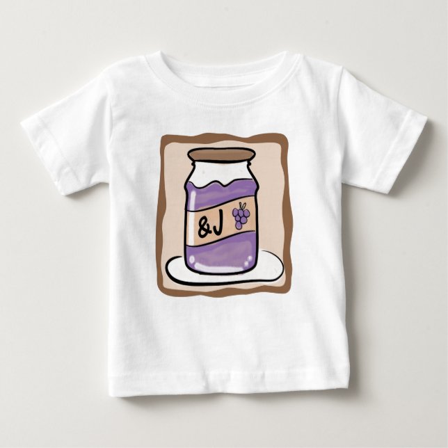 T-shirt Pour Bébé ...et Jelly (Devant)