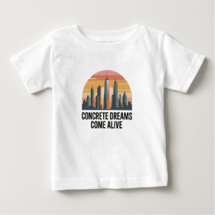 T-shirt Pour Bébé État d'esprit Manhattan New York