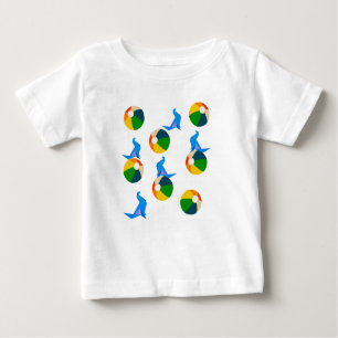 T-shirt Pour Bébé Eté Humeur Toddler Ruffle Tee, Blanc