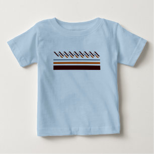 T-shirt Pour Bébé Été  Rayé Coloré 