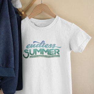 T-shirt Pour Bébé Été sans fin Typographie Vintage
