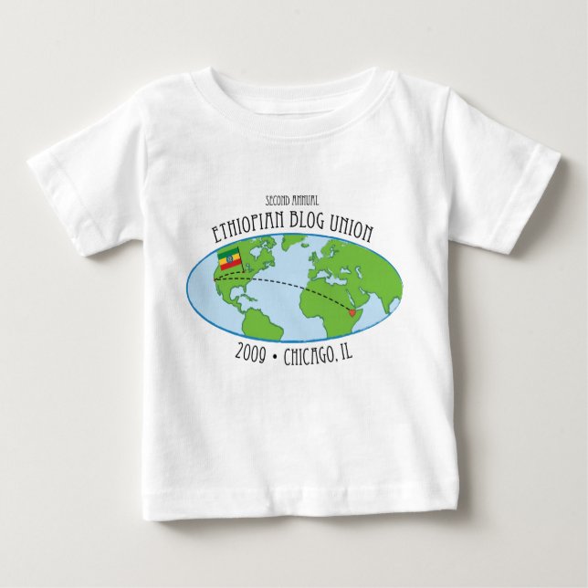 T-shirt Pour Bébé EthiopianBlogUnion09 (Devant)
