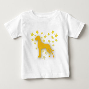 T-shirt Pour Bébé Étoile à cœur de dogue