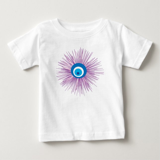 T-shirt Pour Bébé étoile chanceuse rose1 (Devant)