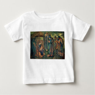 T-shirt Pour Bébé Étoile de Bethléem (par Edward Burne-Jones)
