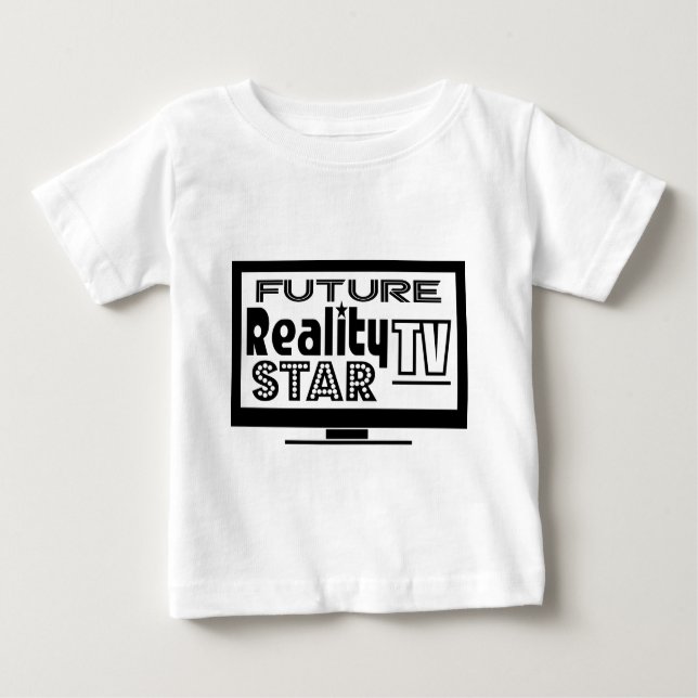 T-shirt Pour Bébé Étoile de la réalité TV (Devant)