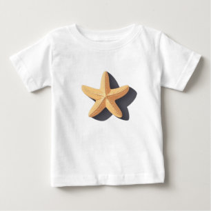 T-shirt Pour Bébé Étoile de mer et son ombre