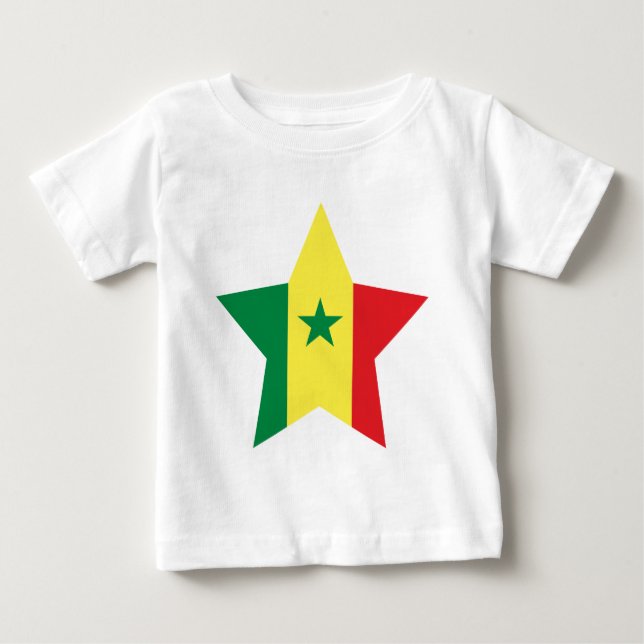 T-shirt Pour Bébé Étoile du Sénégal (Devant)