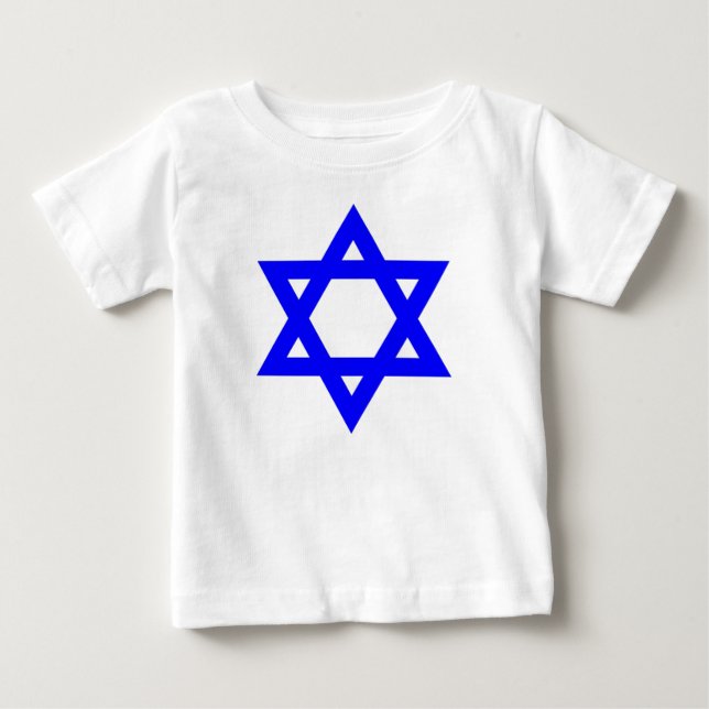 T-shirt Pour Bébé ✡︎ Étoile juive de David (Devant)